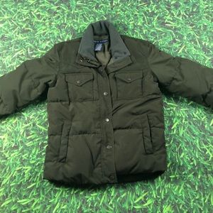 XS Ralph Lauren Dark Olive Puffy Winter Jacket